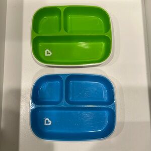 Munchkin Splash Toddler Divided Plates 2pk